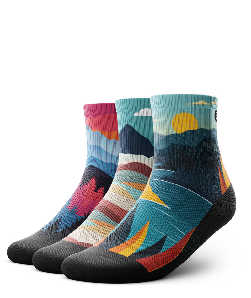 Timeless Trails Quarter Socks 3-Pack