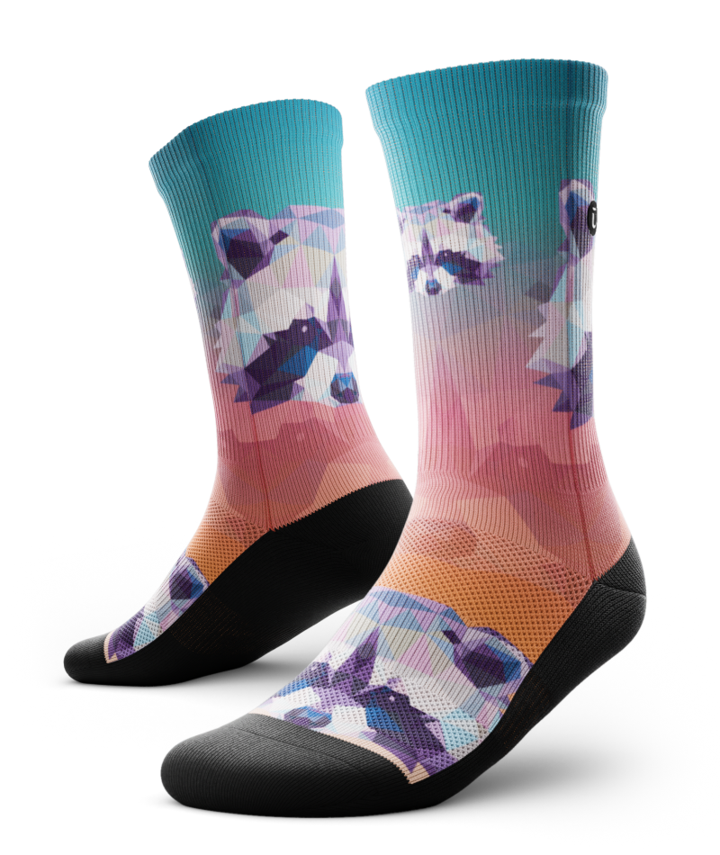 Trash Bandit Athletic Crew Socks