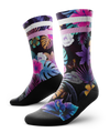 Tropic Flare Athletic Crew Socks