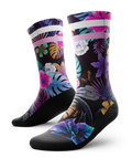 Tropic Flare Athletic Crew Socks