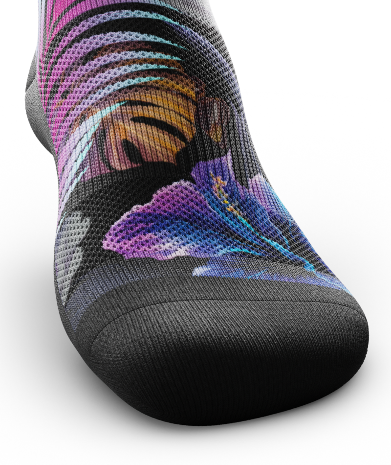 Tropic Flare Athletic Crew Socks