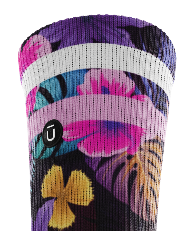 Tropic Flare Athletic Crew Socks