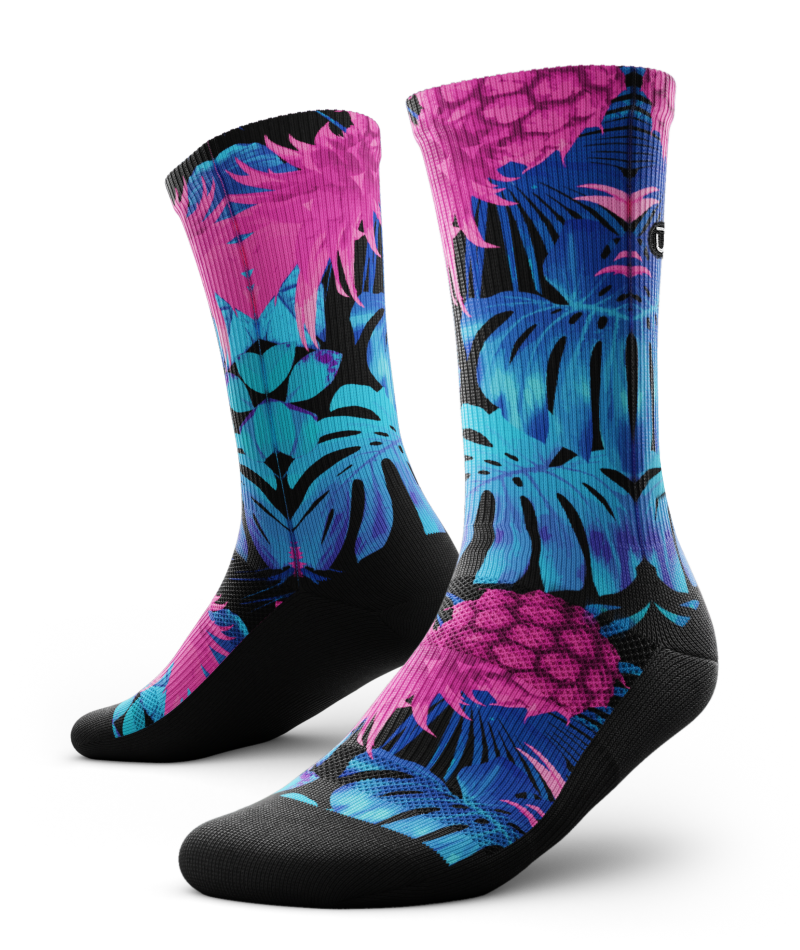Chaussettes d'équipage athlétiques Tropic Like It's Hot