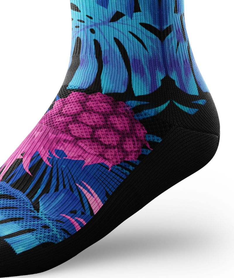 Chaussettes d'équipage athlétiques Tropic Like It's Hot