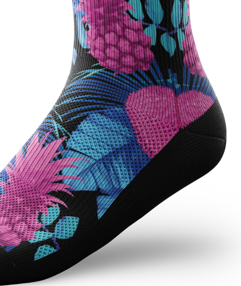 Tropic Like It's Hot Athletic Quarter Socks