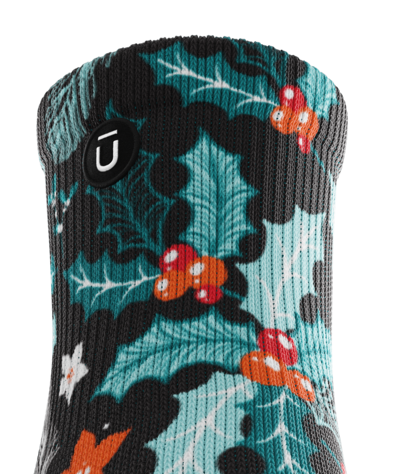 Under The Mistletoe Athletic Quarter Socks