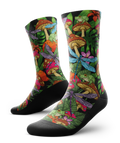 Unfrog-ettable Forest Athletic Crew Socks
