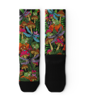 Unfrog-ettable Forest Athletic Crew Socks