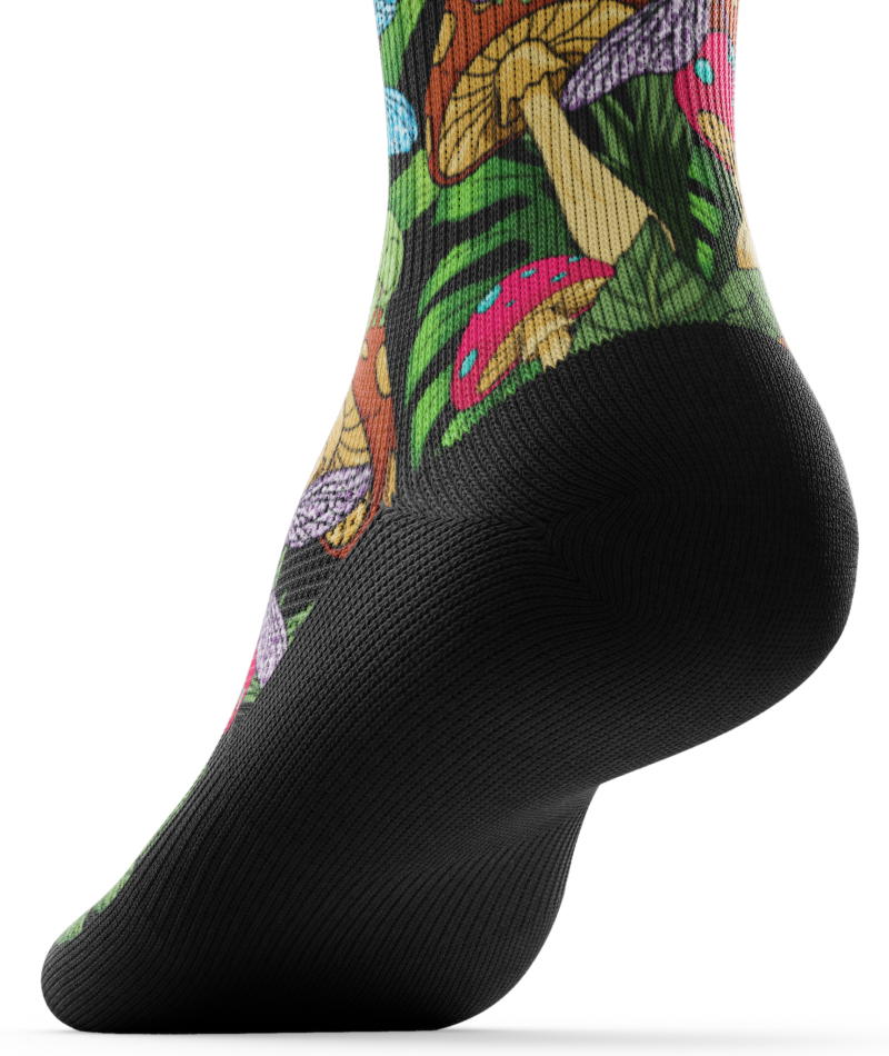 Unfrog-ettable Forest Athletic Crew Socks
