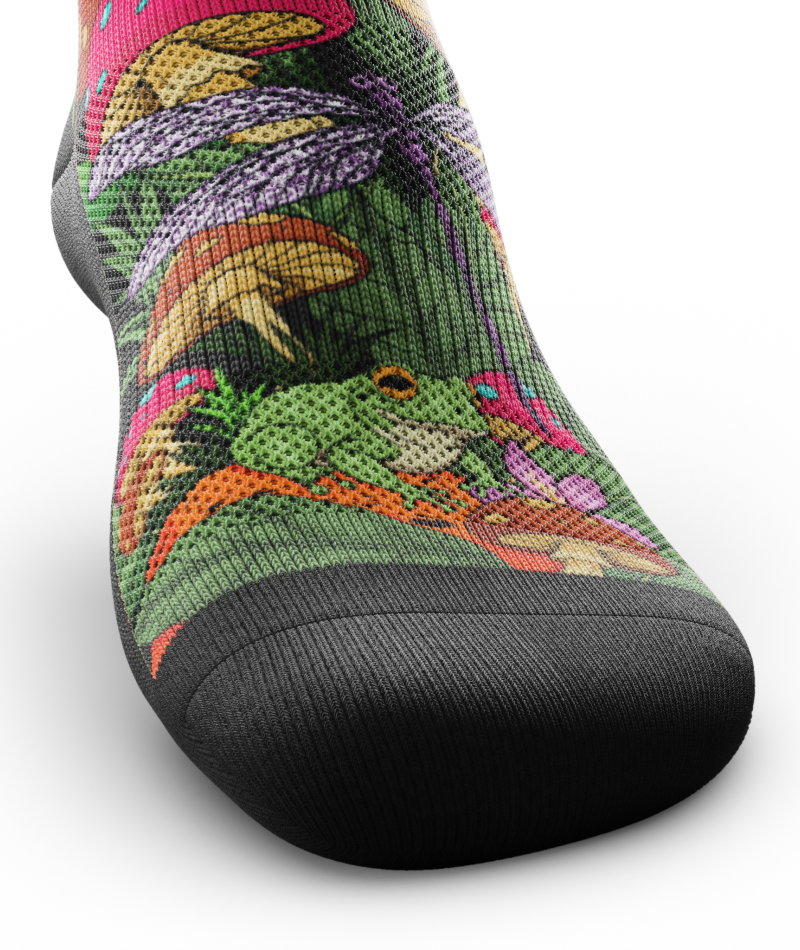 Unfrog-ettable Forest Athletic Crew Socks