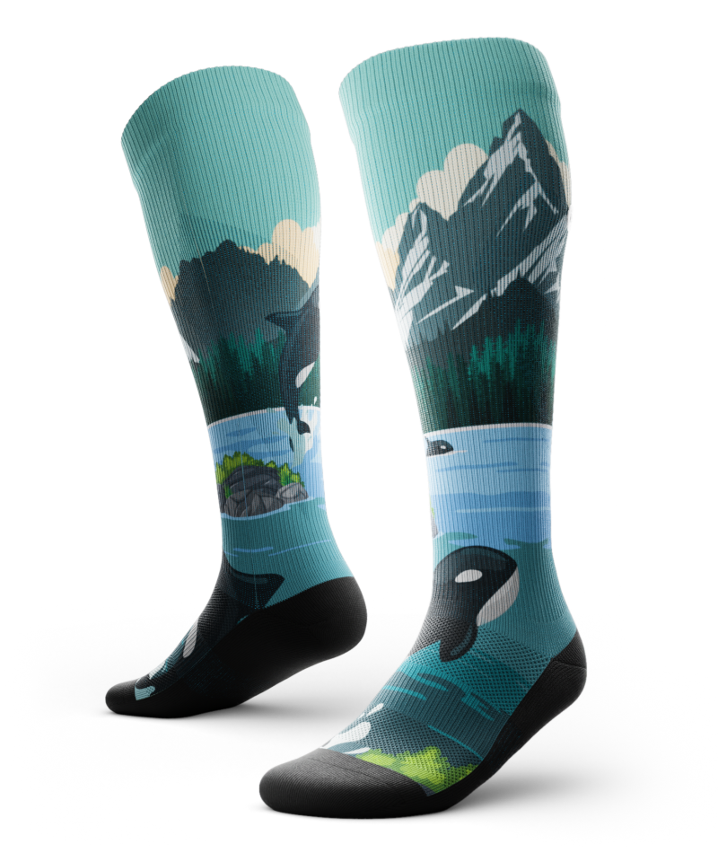 Vancouver Knee High Compression Socks