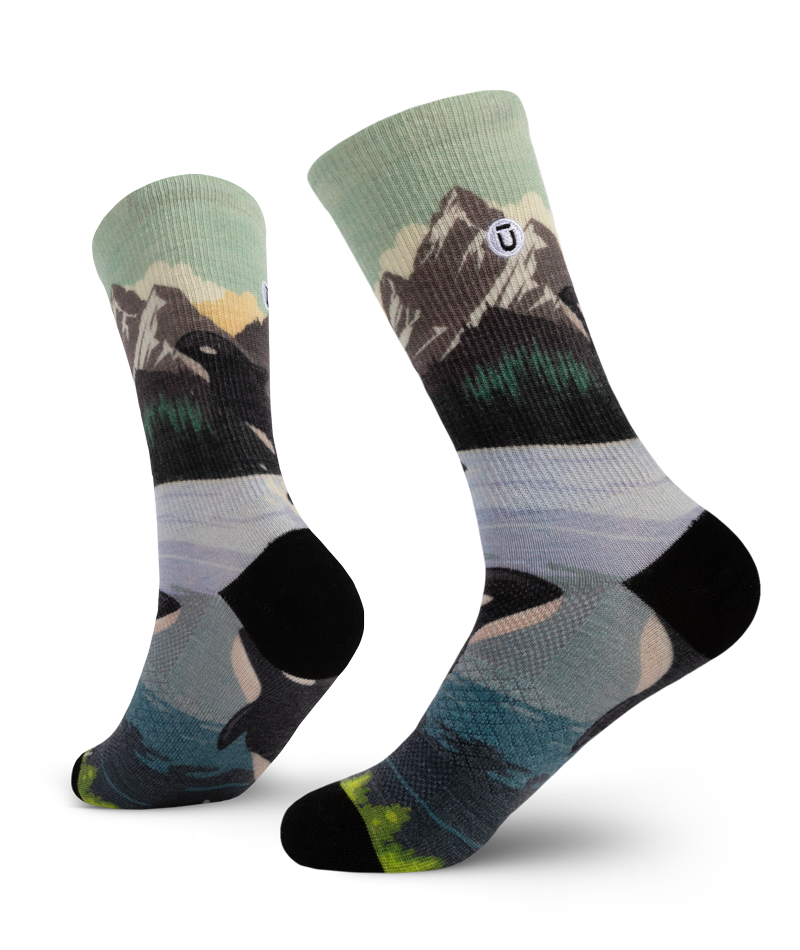 Vancouver Merino Wool Lite Crew Socks
