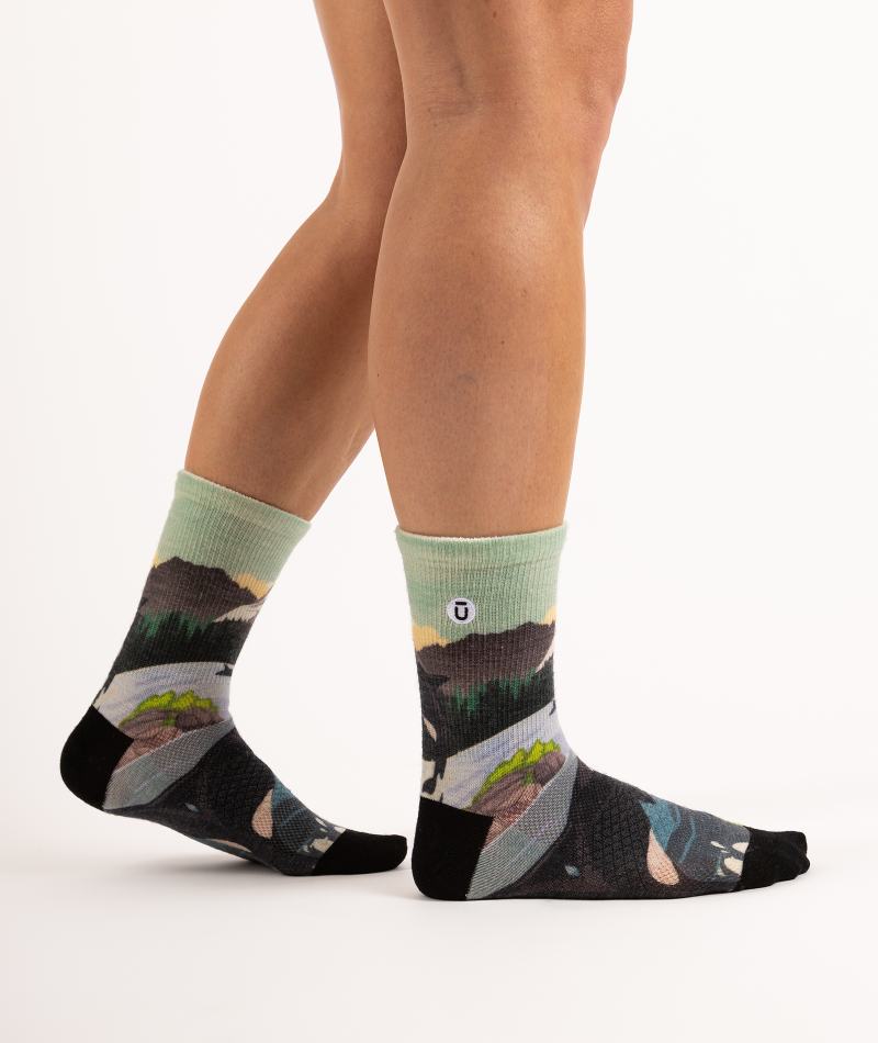 Vancouver Merino Wool Lite Crew Socks