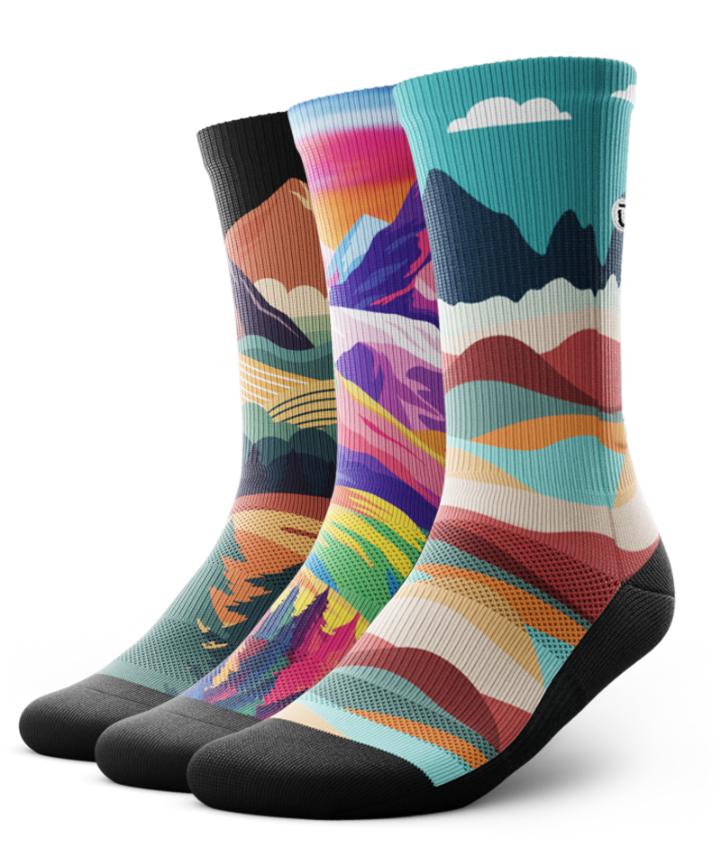 Vista Athletic Crew Socks 3-Pack