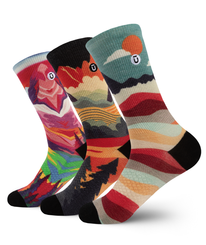 Vista Merino Wool Lite Crew Socks 3-Pack