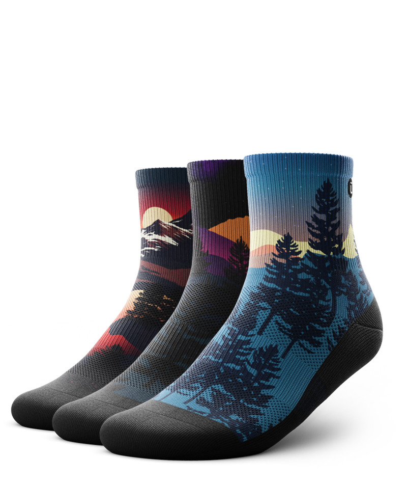 Vista Quarter Socks 3-Pack