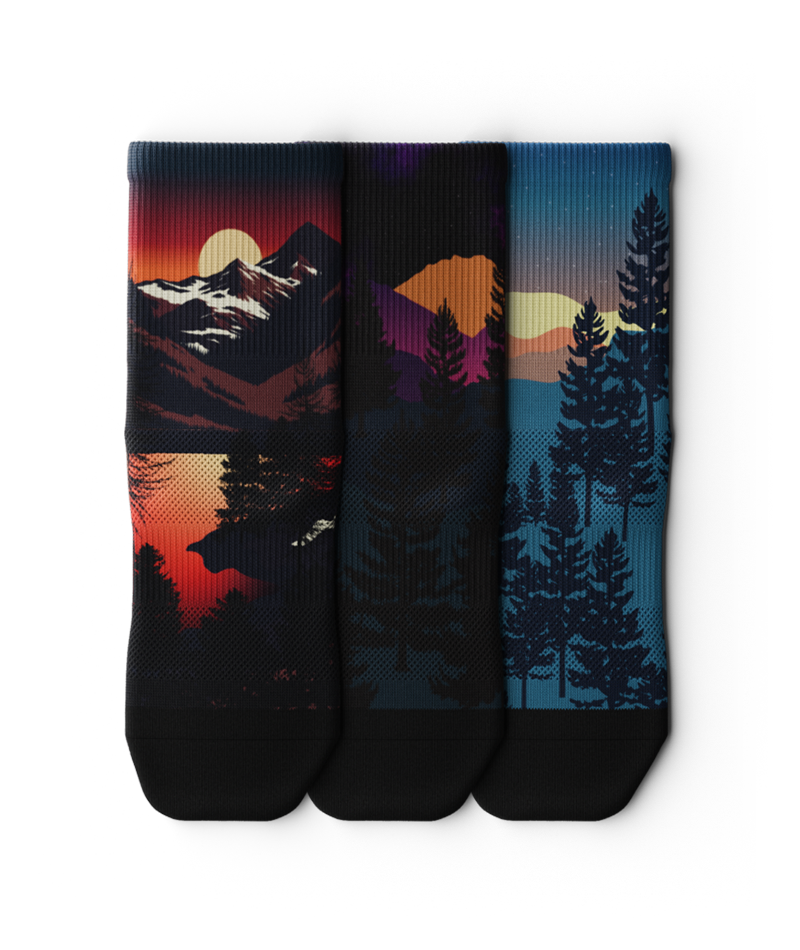 Vista Quarter Socks 3-Pack