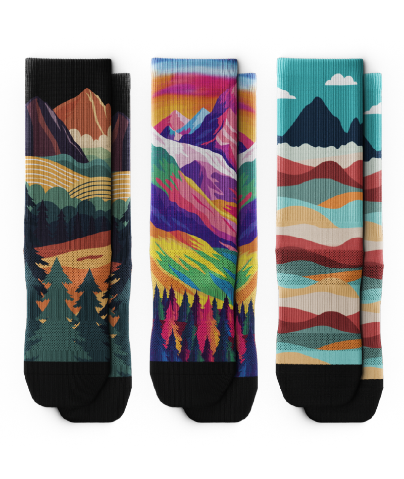 Vista Athletic Crew Socks 3-Pack