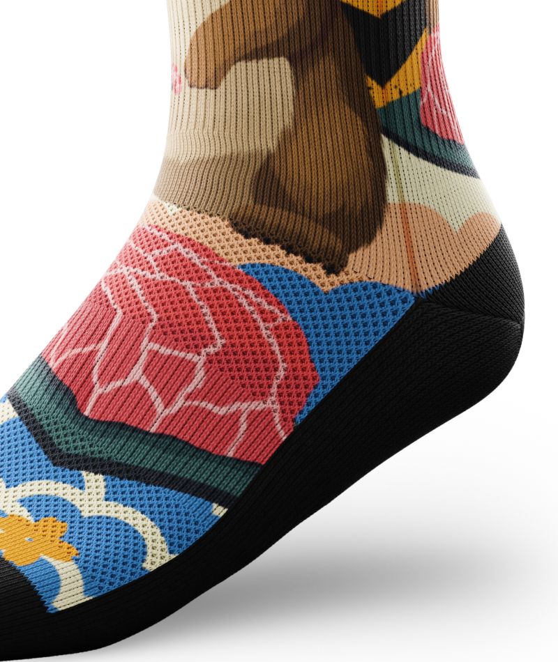 Wagyu Waddle Crew Socks
