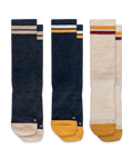 Wander Merino Wool Midweight Crew Socks 3-Pack