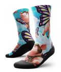 When Pigs Fly Athletic Crew Socks