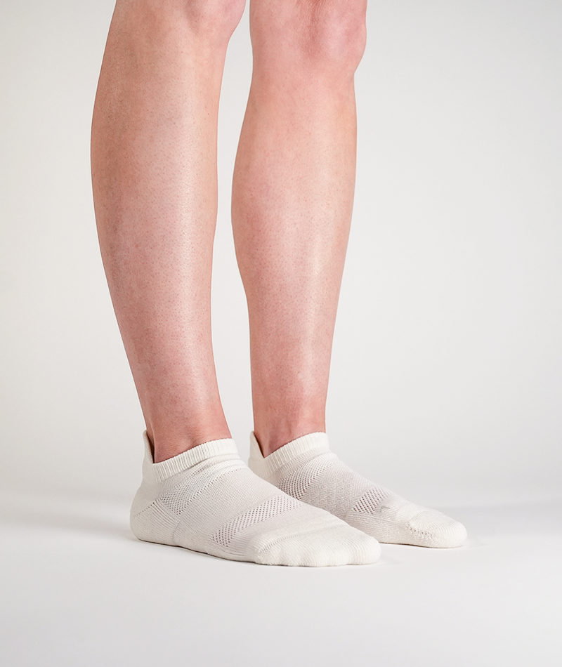 Merino Ankle Socks Off White