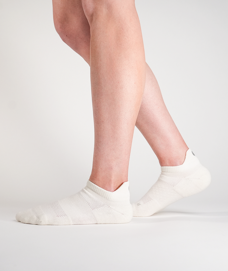 Merino Ankle Socks Off White