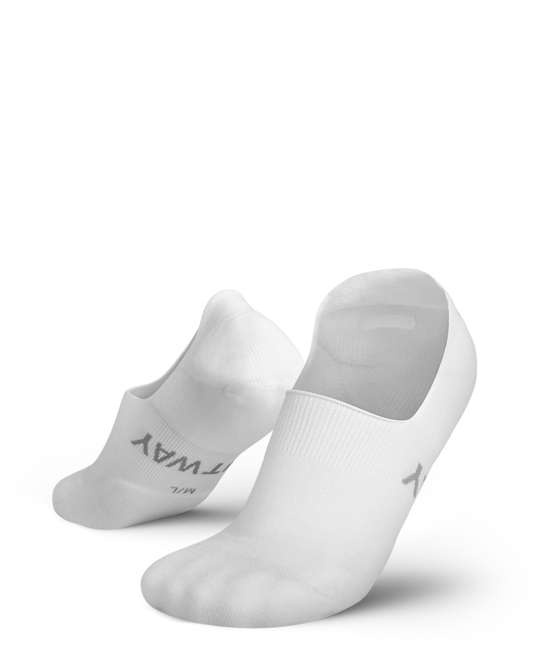 Flagship White No Show Socks