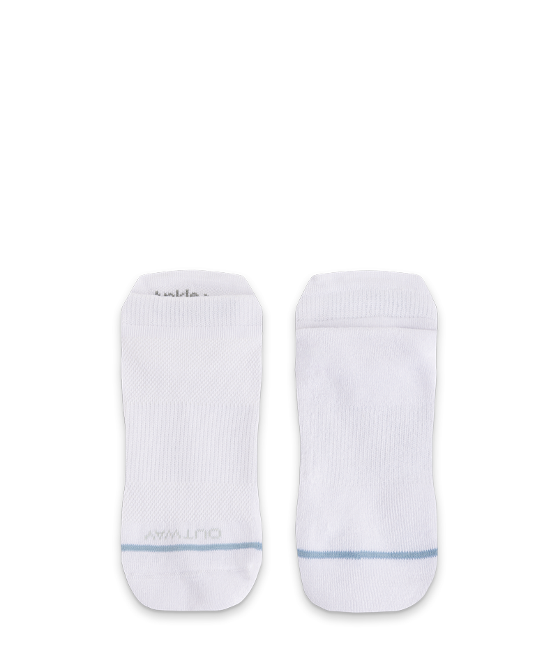 Flagship White Supima Cotton Ankle Socks