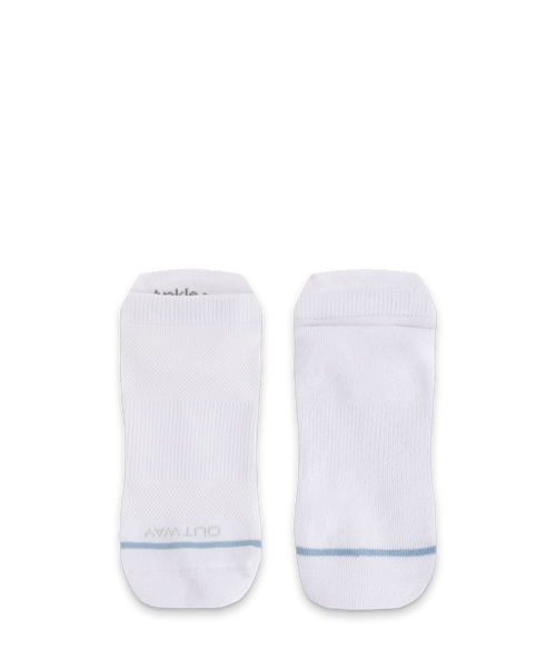 Chaussettes basses en coton Supima blanc emblématiques
