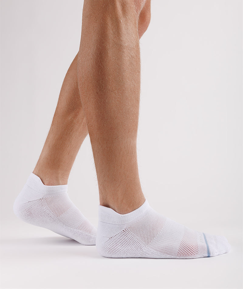 Flagship White Supima Cotton Ankle Socks
