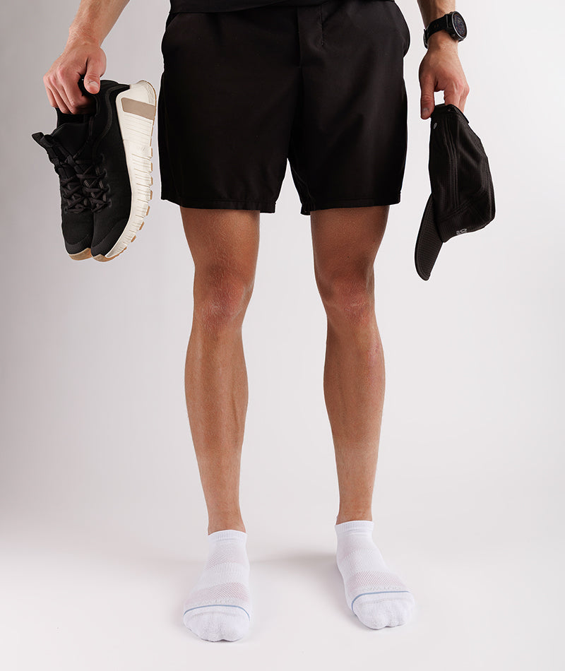 Flagship White Supima Cotton Ankle Socks