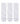 Flagship White Supima Cotton Crew Socks 3-Pack