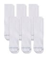 Chaussettes ras du cou en coton Supima blanc emblématiques (paquet de 6)