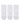 Flagship White Supima Cotton Quarter Socks 3-Pack