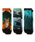 Wild Coast Athletic Quarter Socks 3-Pack