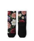 Wild Flora Athletic Quarter Socks