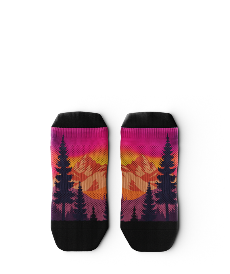 Wild Solstice Athletic Ankle Socks