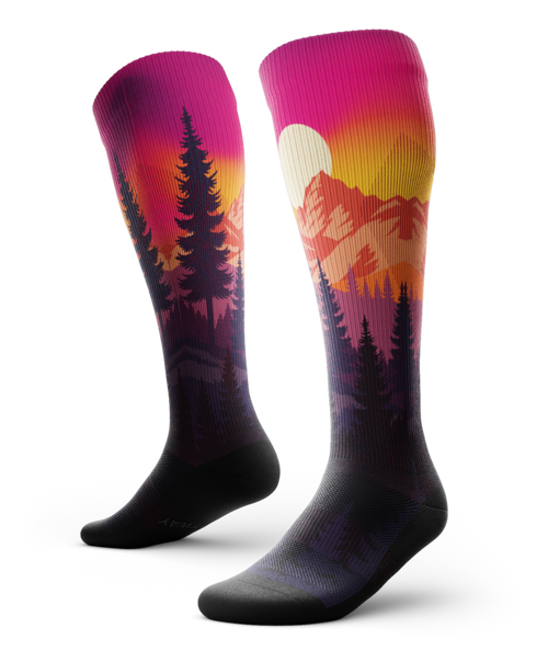 Wild Solstice Knee High Compression Socks