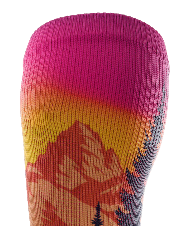 Chaussettes de compression hautes Wild Solstice