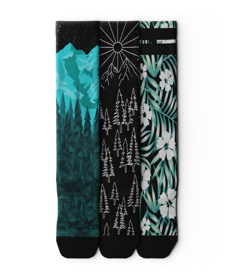 Wilderness Knee High Compression Socks 3-Pack