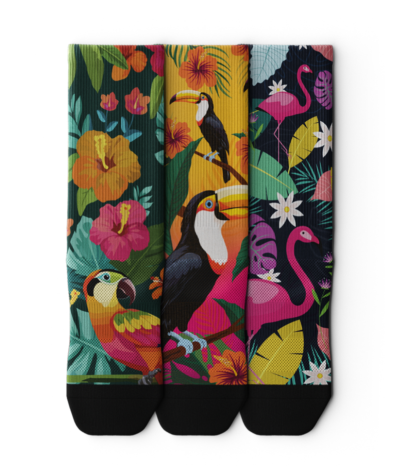 Winged Crew Socks 3-Pack