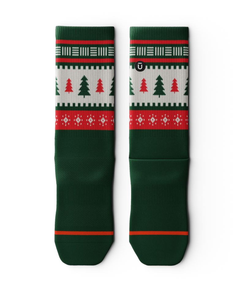 Holiday Sweater Athletic Crew Socks 3-Pack