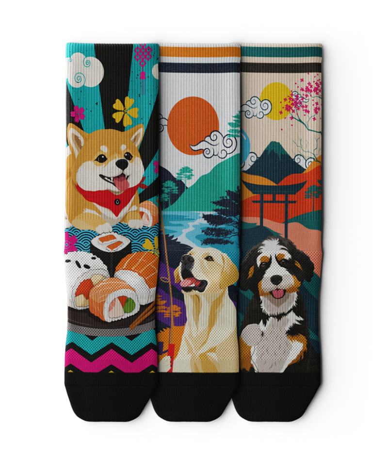 Woof Crew Sock 3-Pack