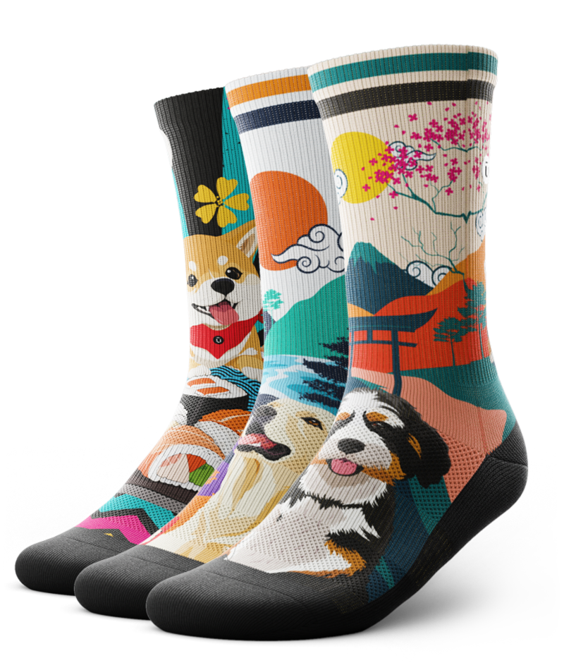 Woof Crew Sock 3-Pack