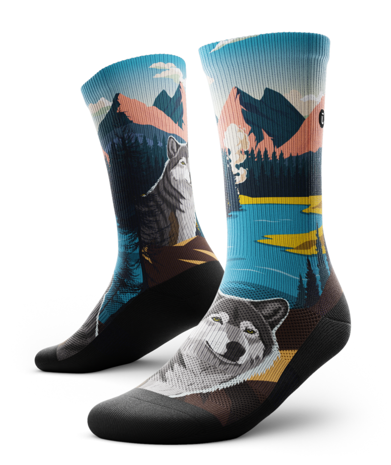 Yellowstone Athletic Crew Socks