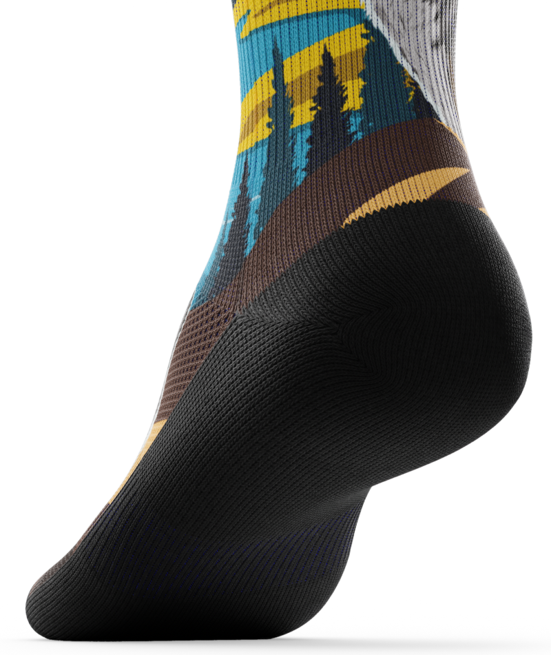 Yellowstone Athletic Crew Socks