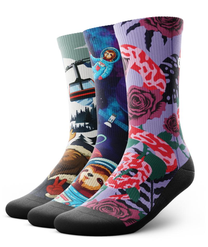 Zero Chill Athletic Crew Socks 3-Pack