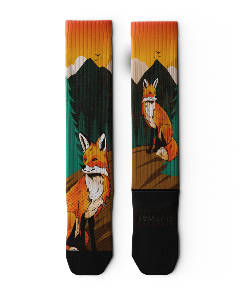 Chaussettes de compression montantes Zero Fox Athletic