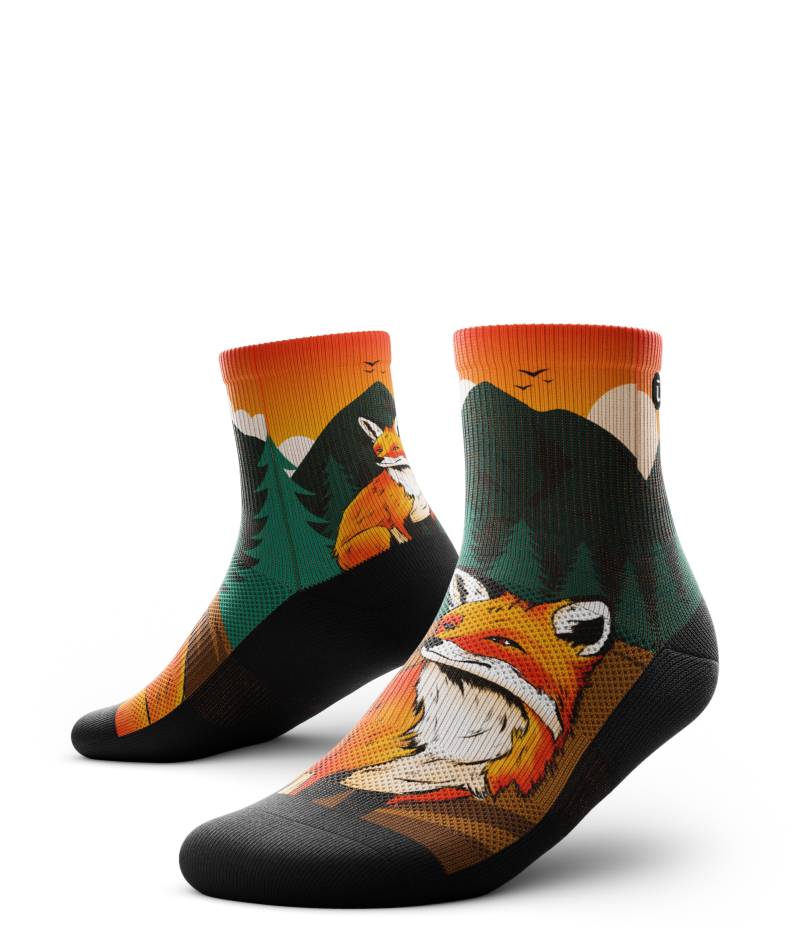 Zero Fox Quarter Socks